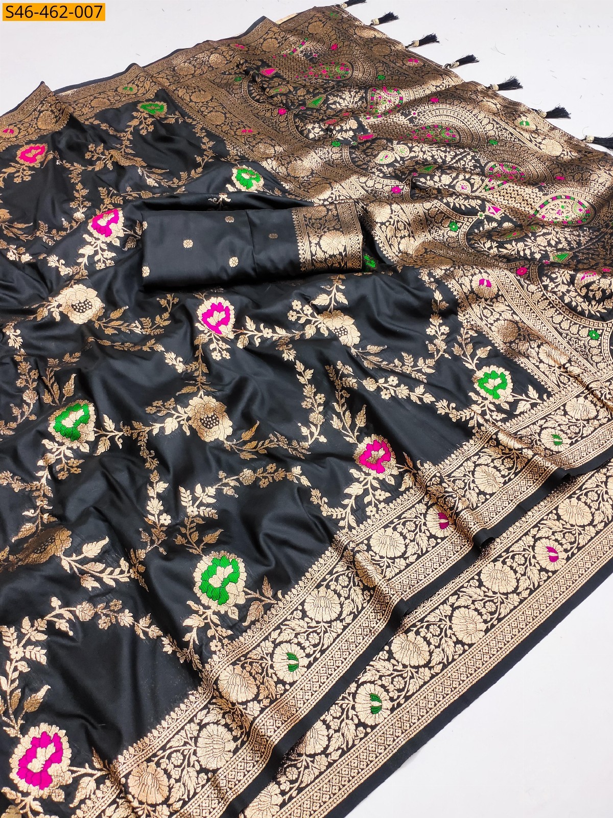 Black Fancy  Banarasi silk saree