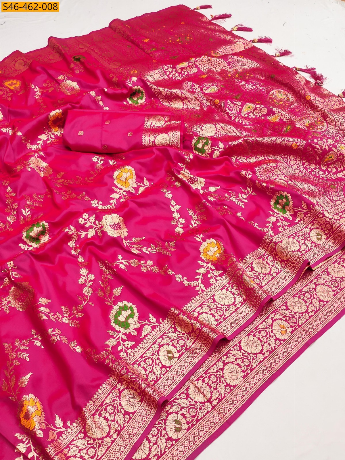 Pink Fancy  Banarasi silk saree
