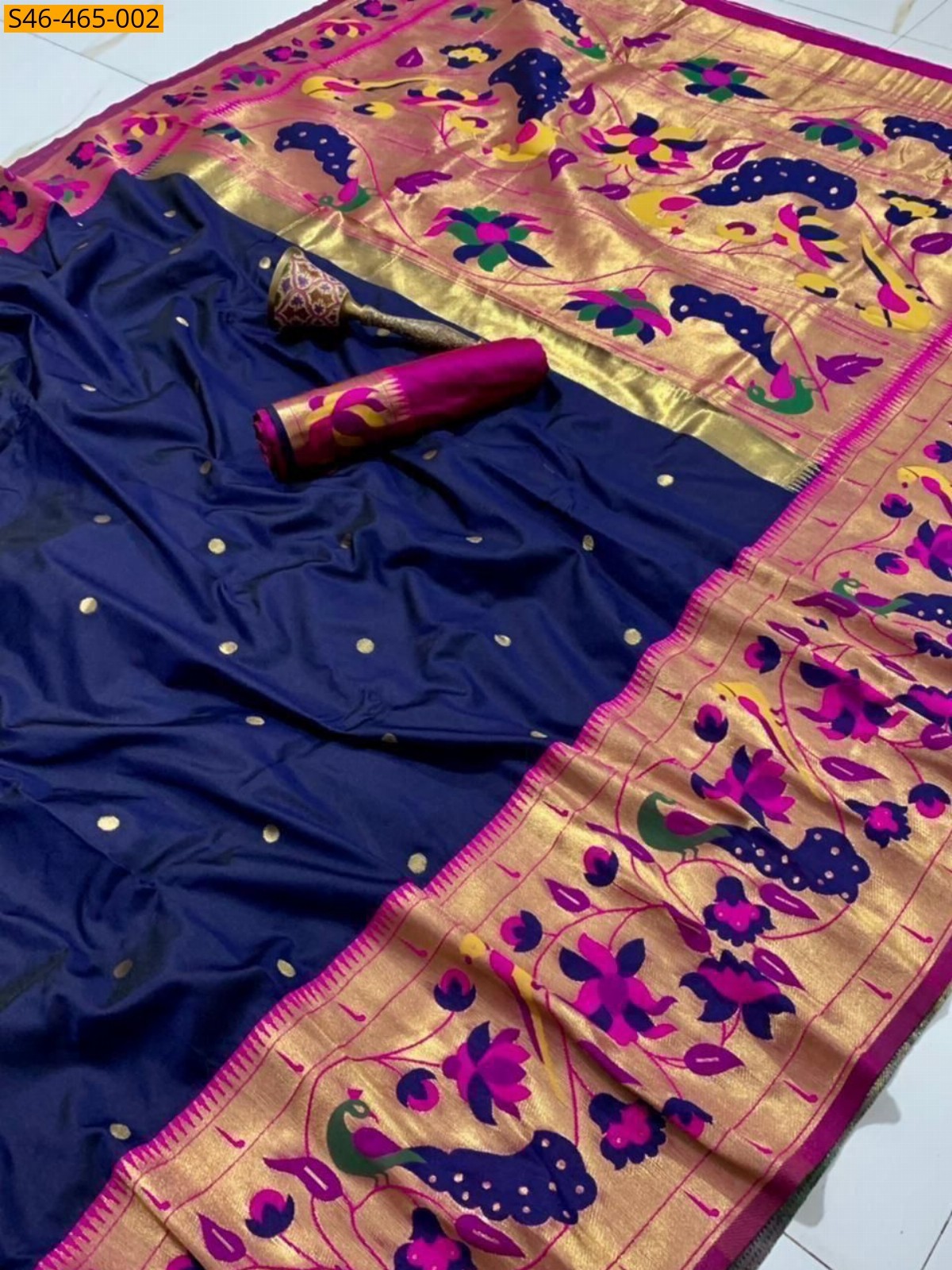 Fancy Paithani Silk Saree