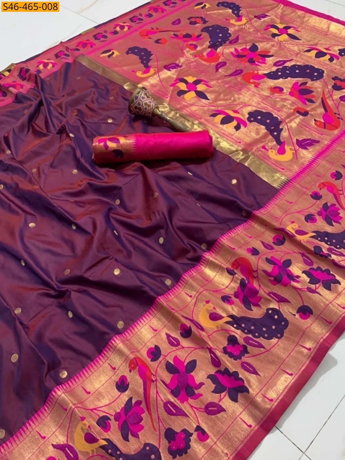 Fancy Paithani Silk Saree