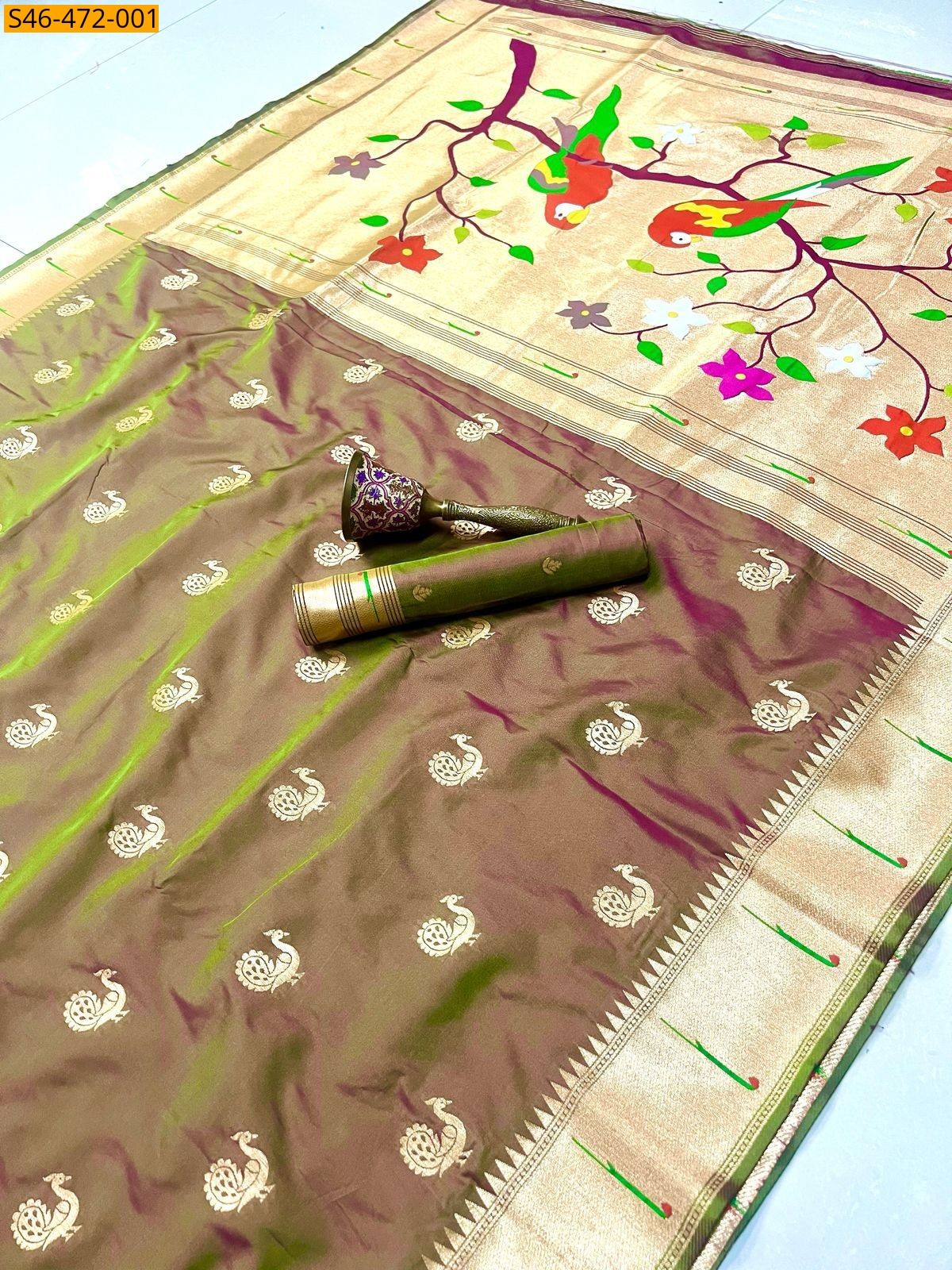 Fancy Paithani silk saree