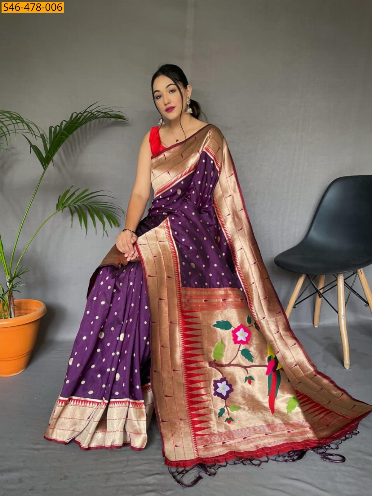Fancy Paithani Silk Saree