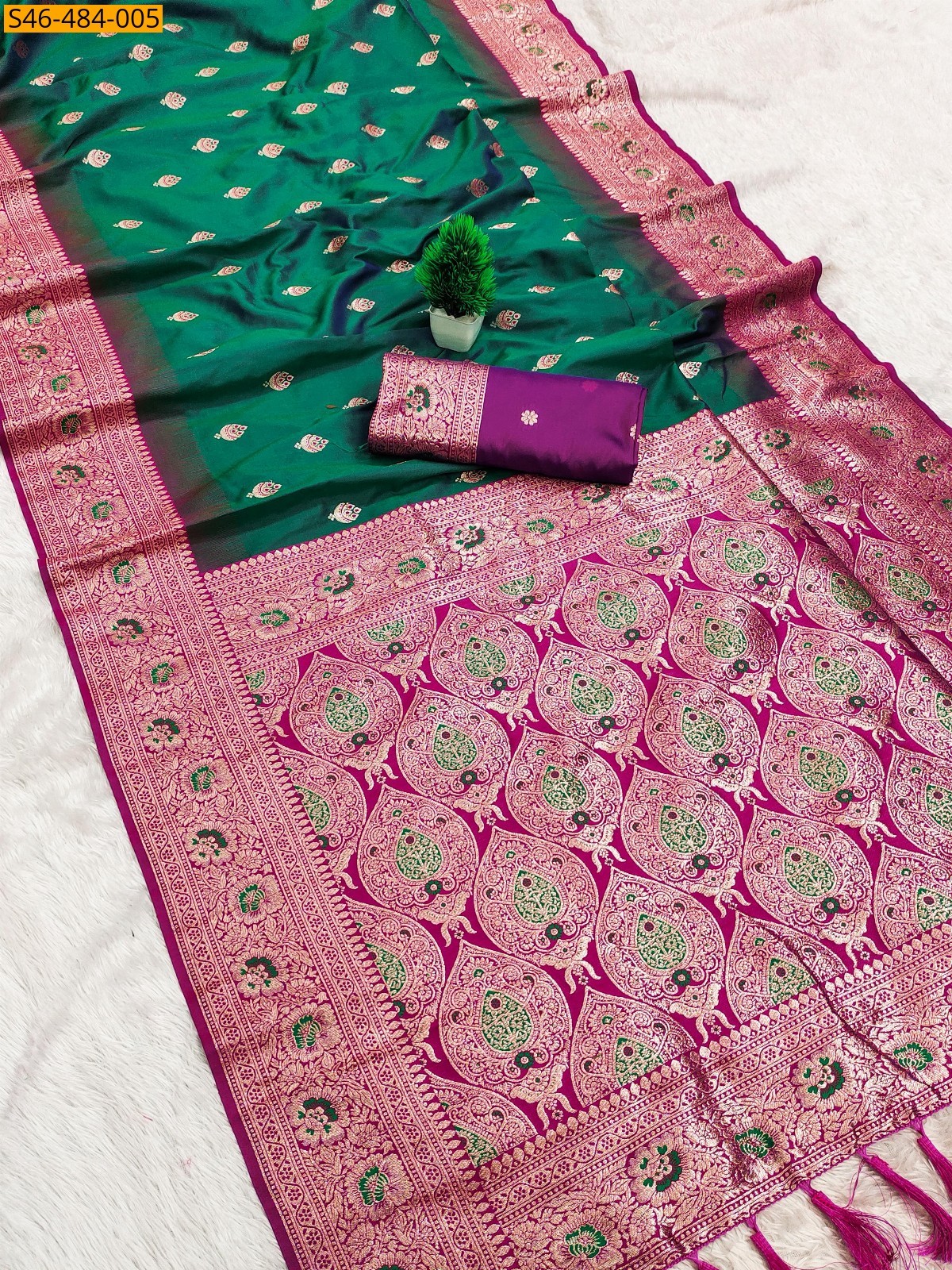 Fancy Banarasi silk saree