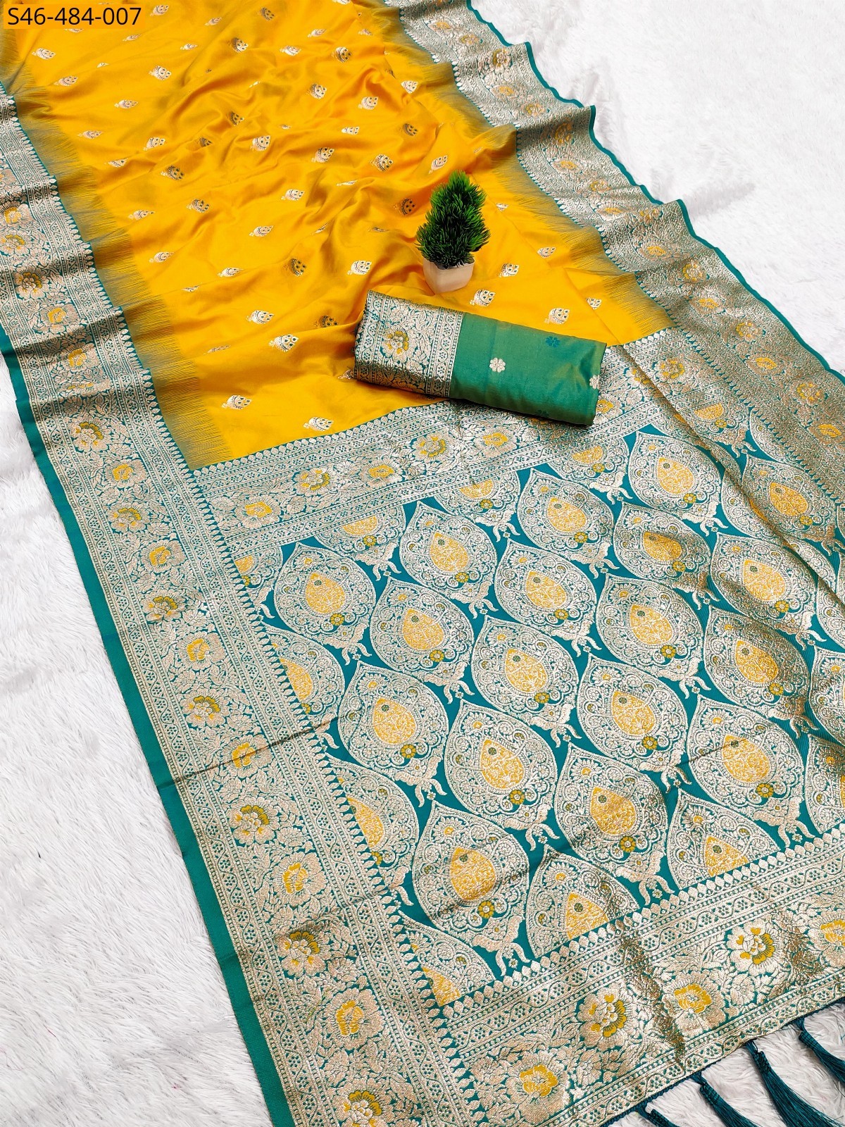 Fancy Banarasi silk saree