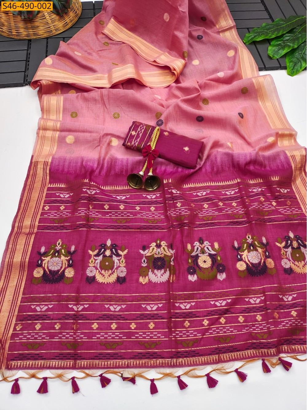 Fancy Muga Cotton Sarees