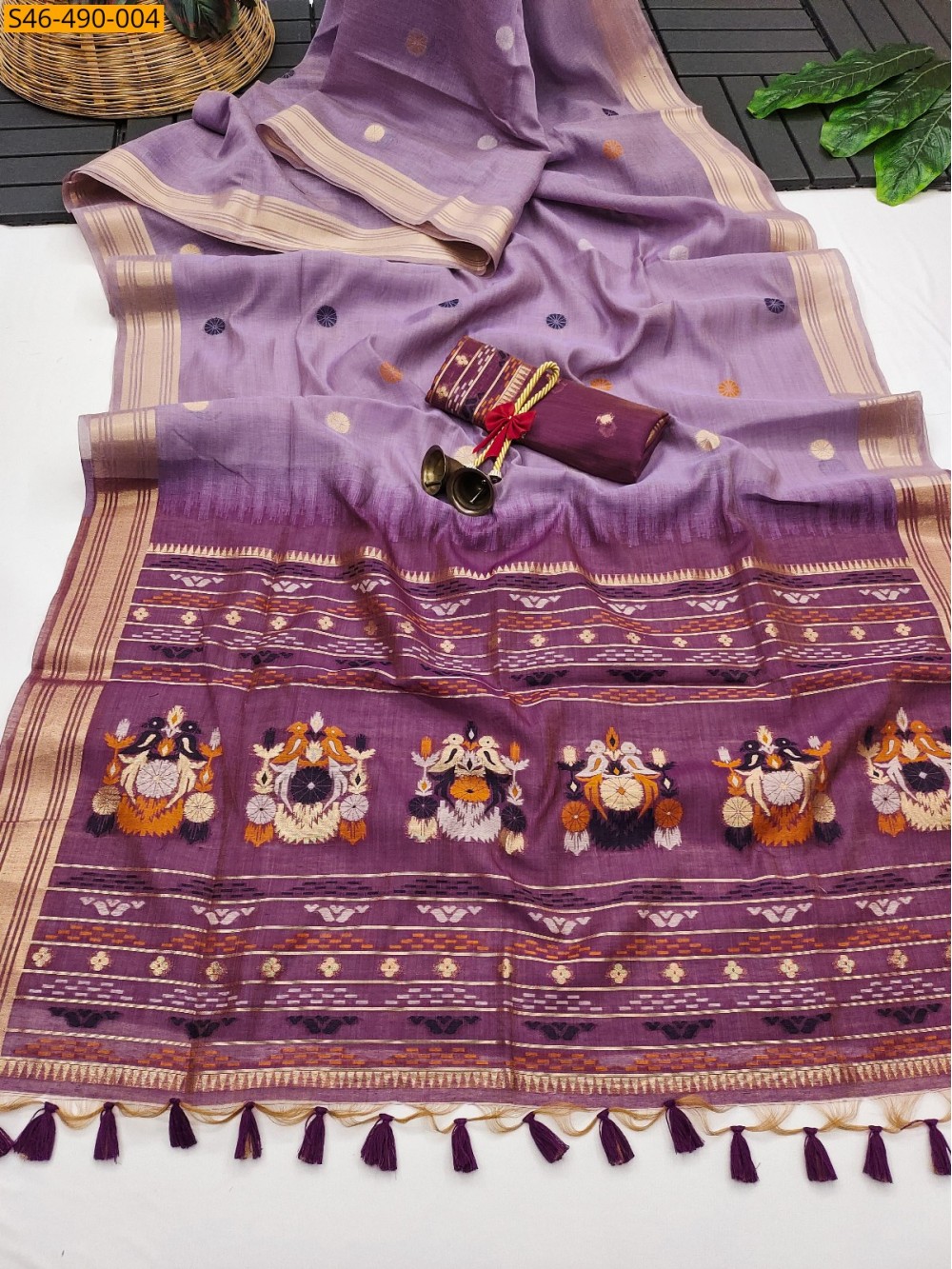 Fancy Muga Cotton Sarees