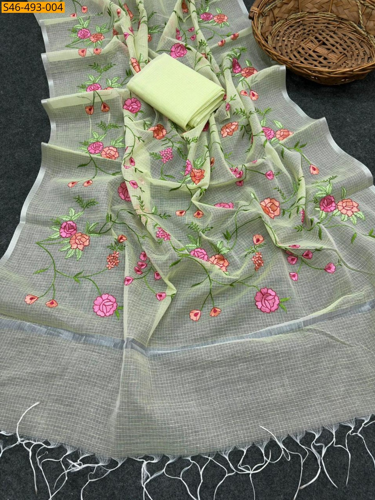 Green Fancy  kota doriya saree