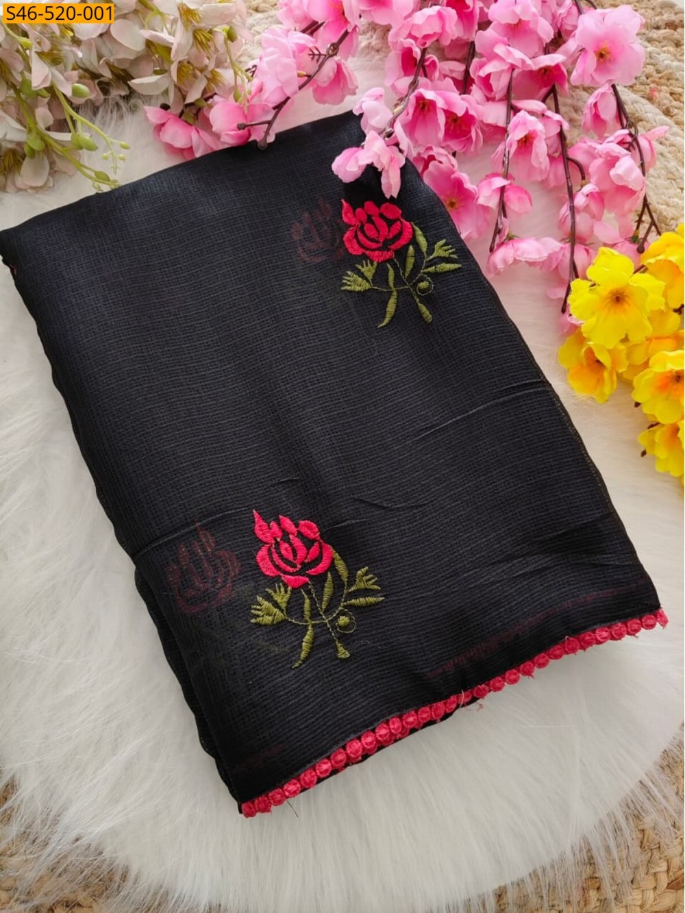 Black Soft Kota Doriya Saree Black Soft Kota Doriya Saree