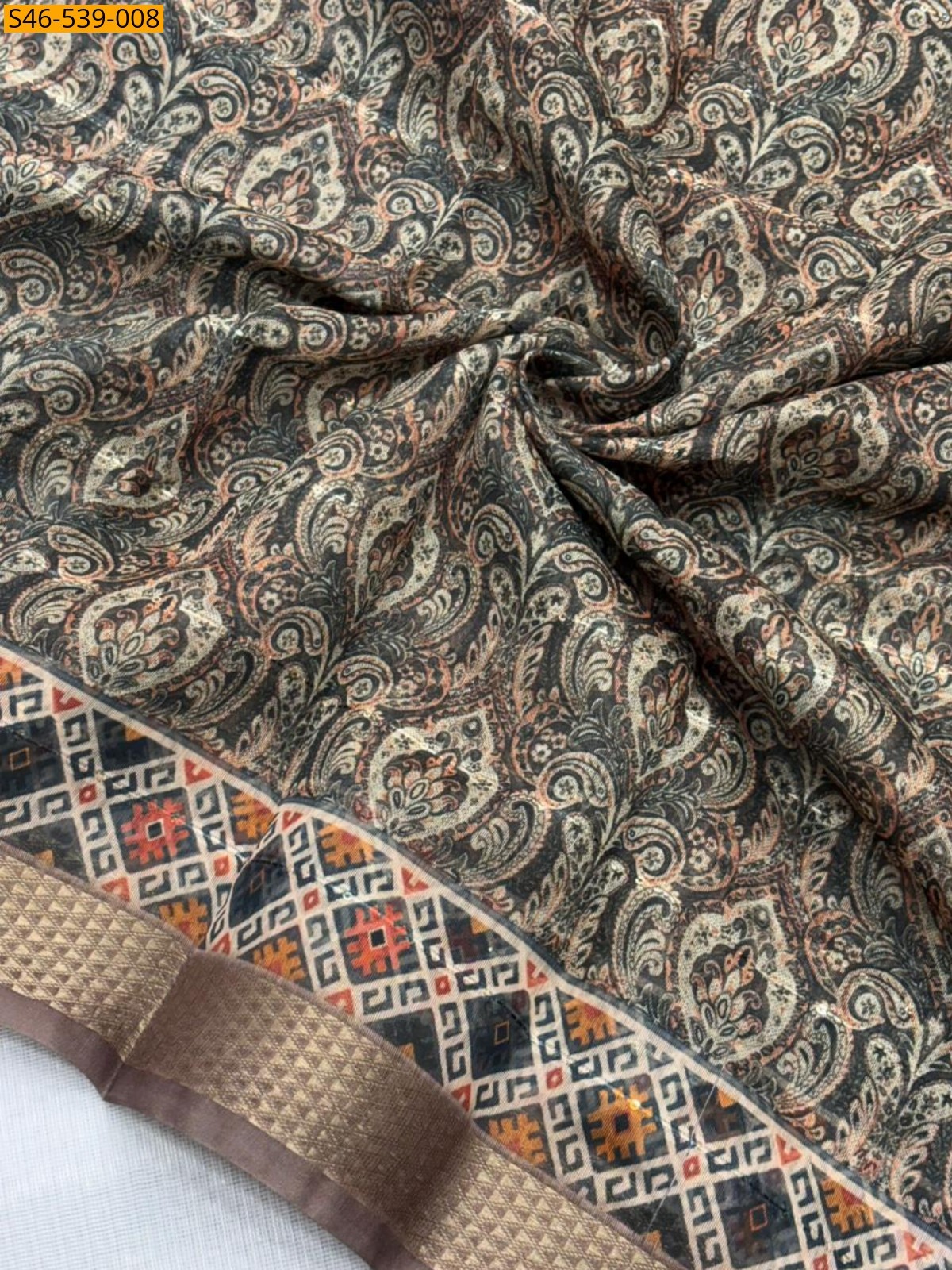 Green Soft chanderi cotton saree