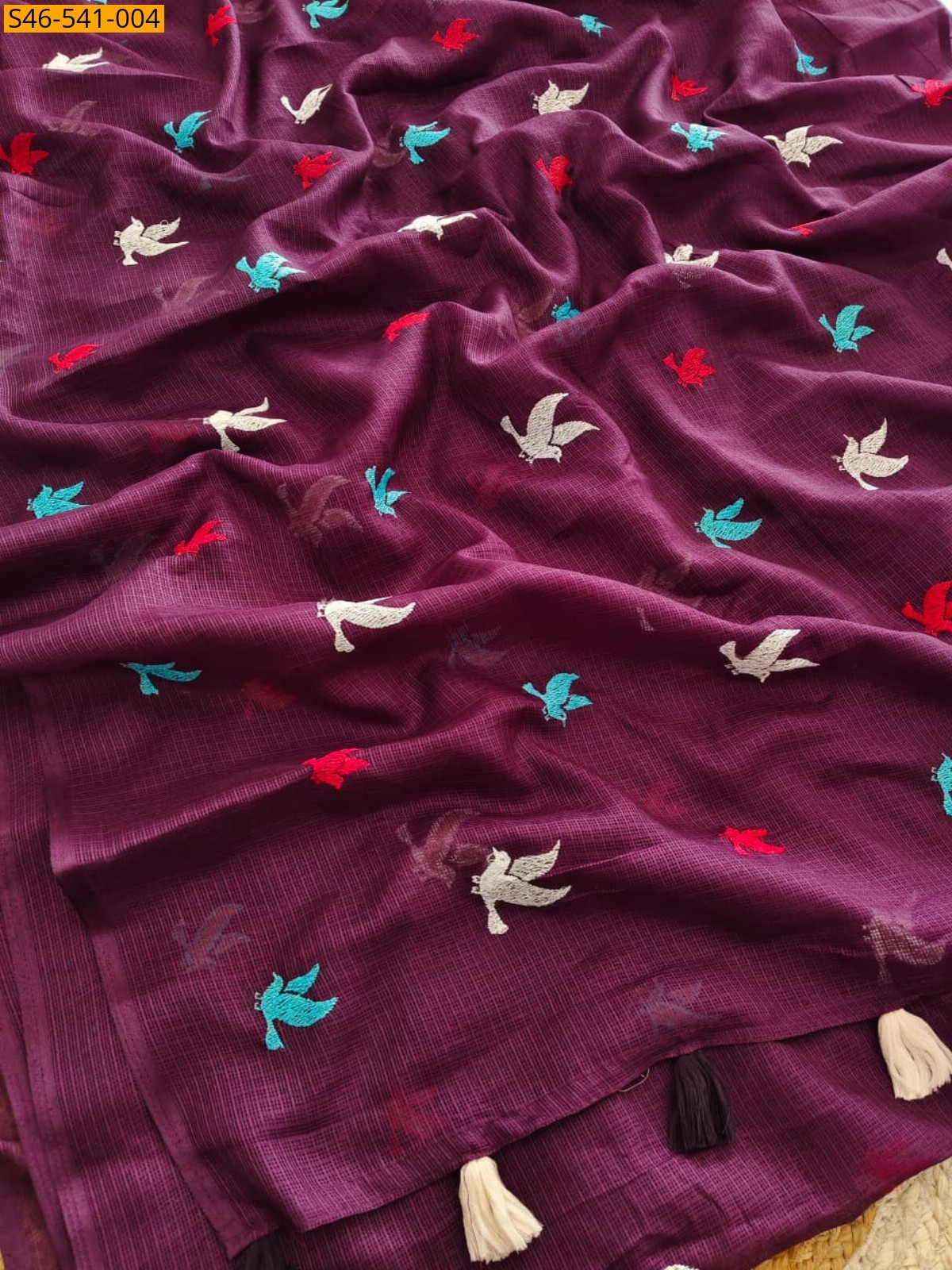 Wine Kota Doriya sarees