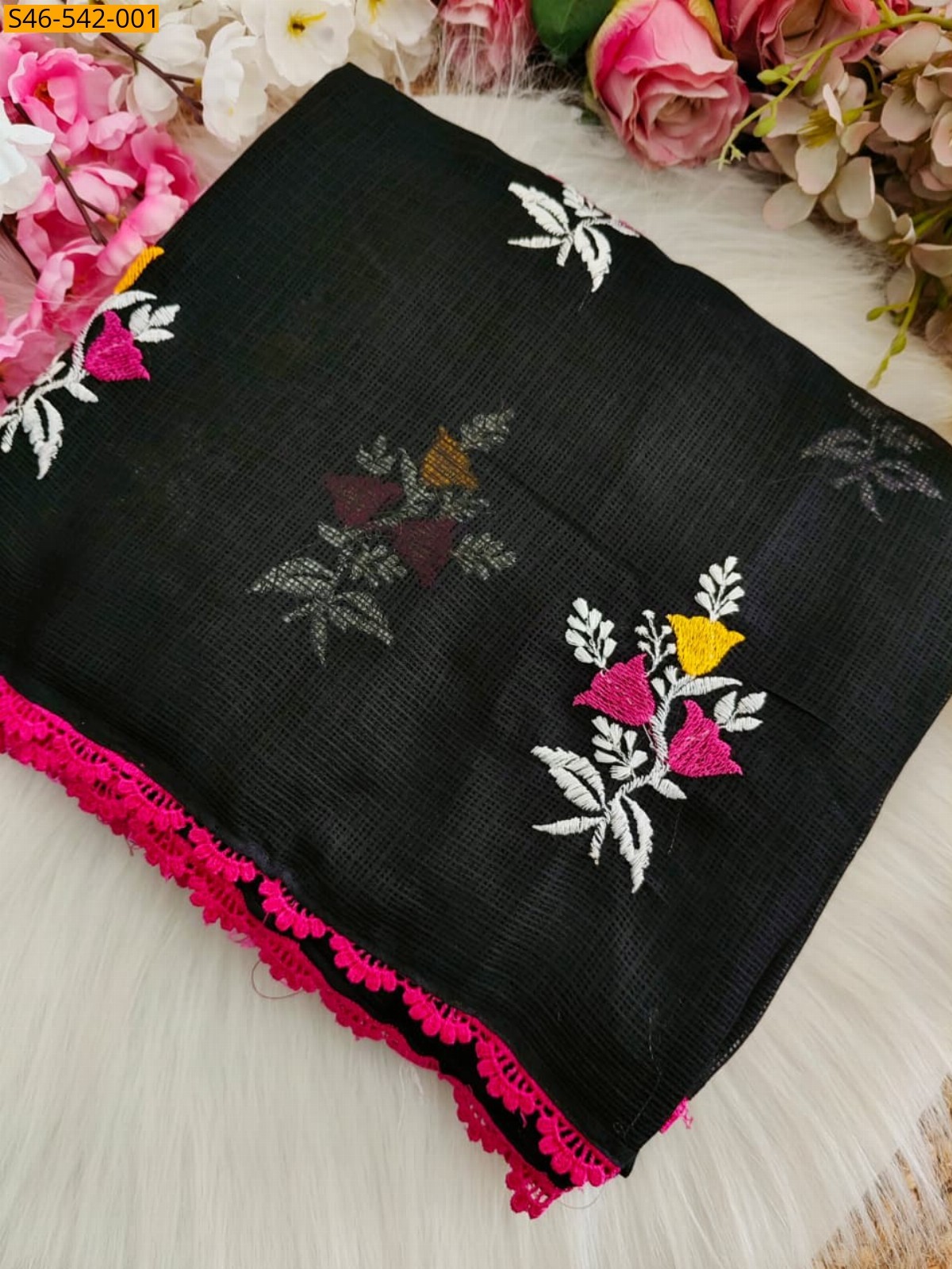 Black Kota Doriya sarees