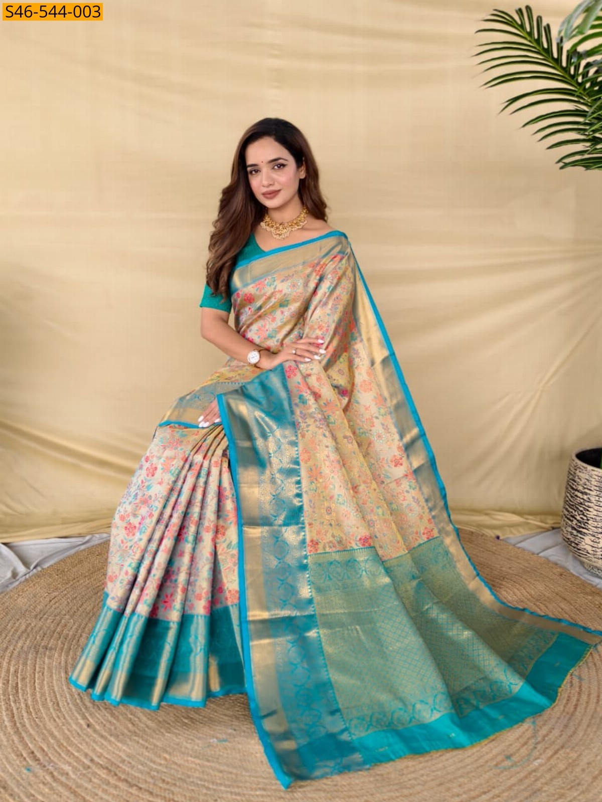 Blue Silk Saree