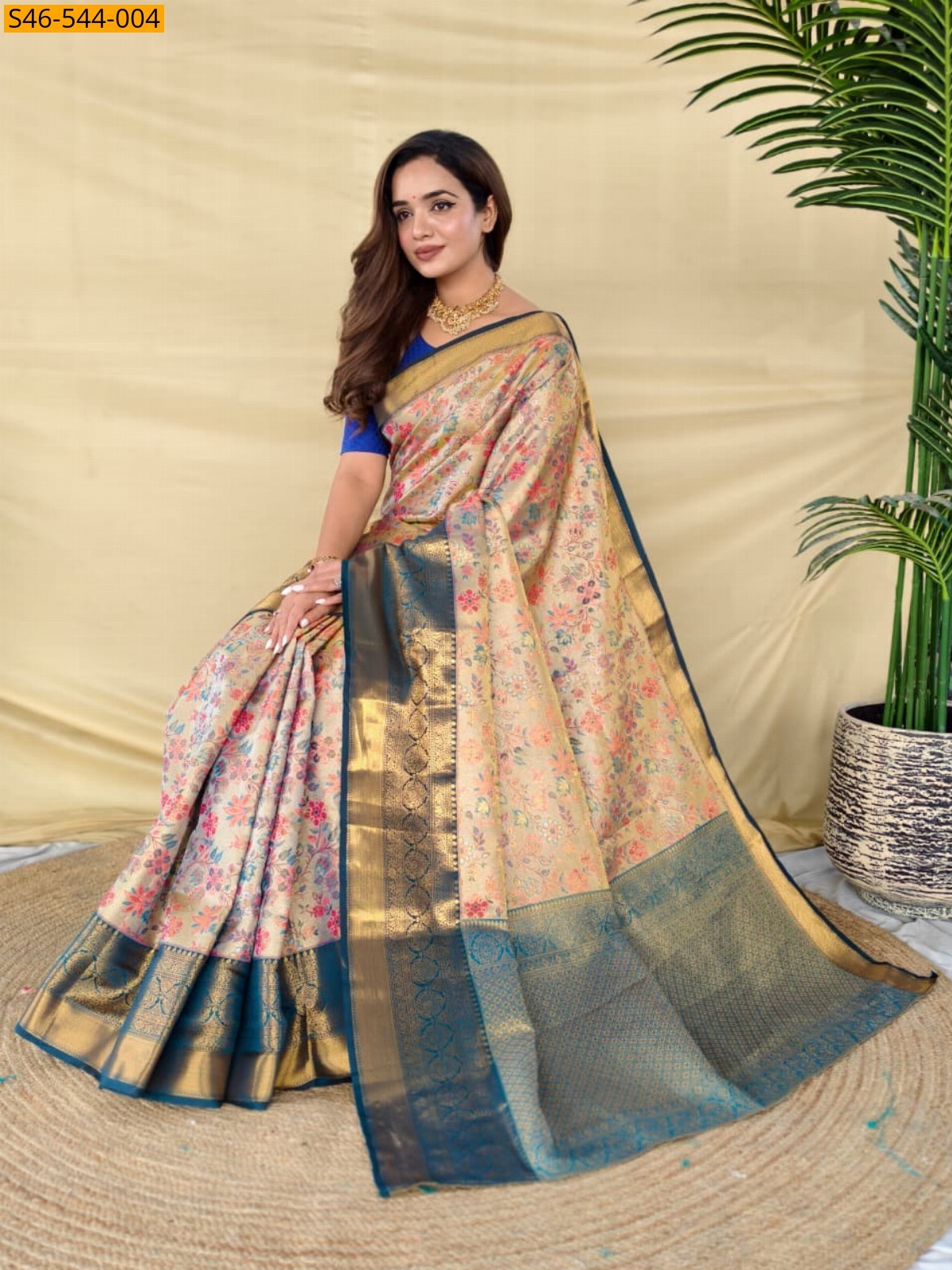 Blue Silk Saree
