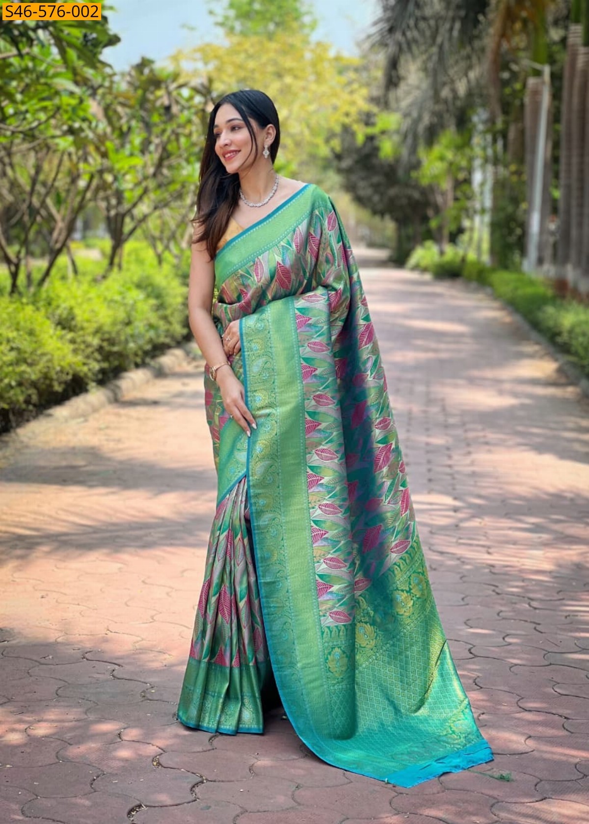 Green Kanchipattu Silk Saree