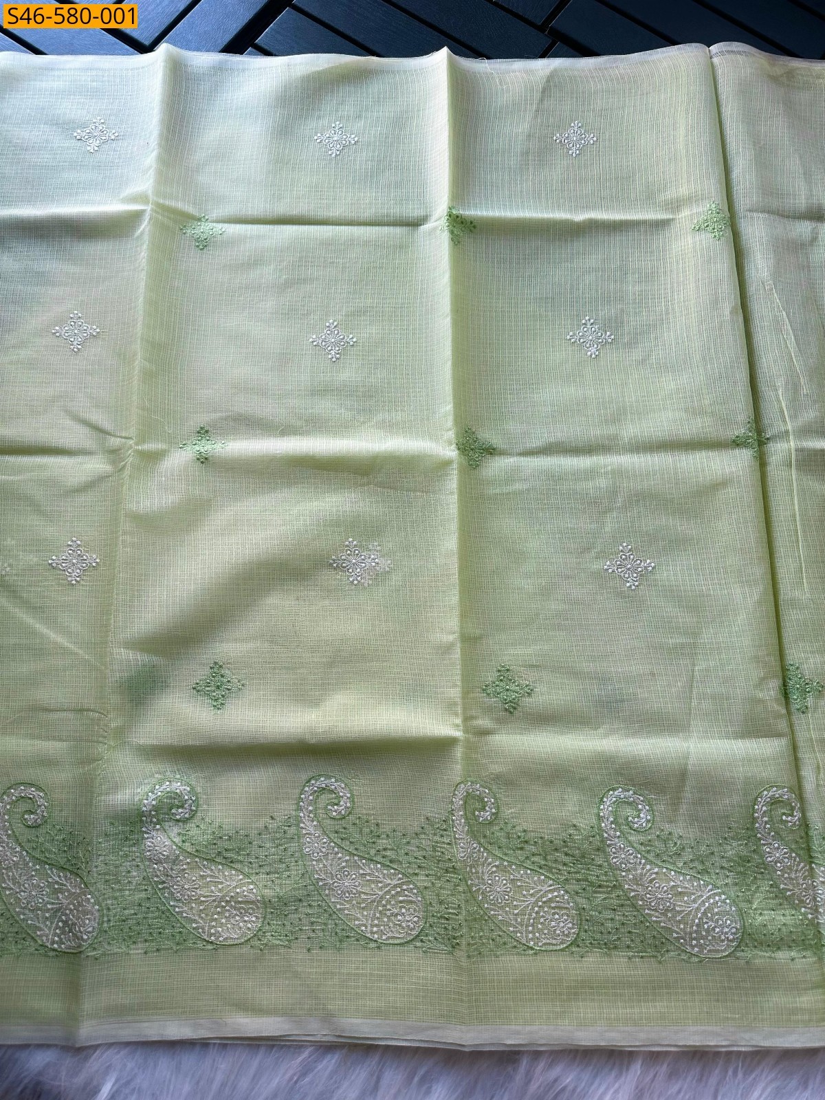Light Green Soft kota doriya saree