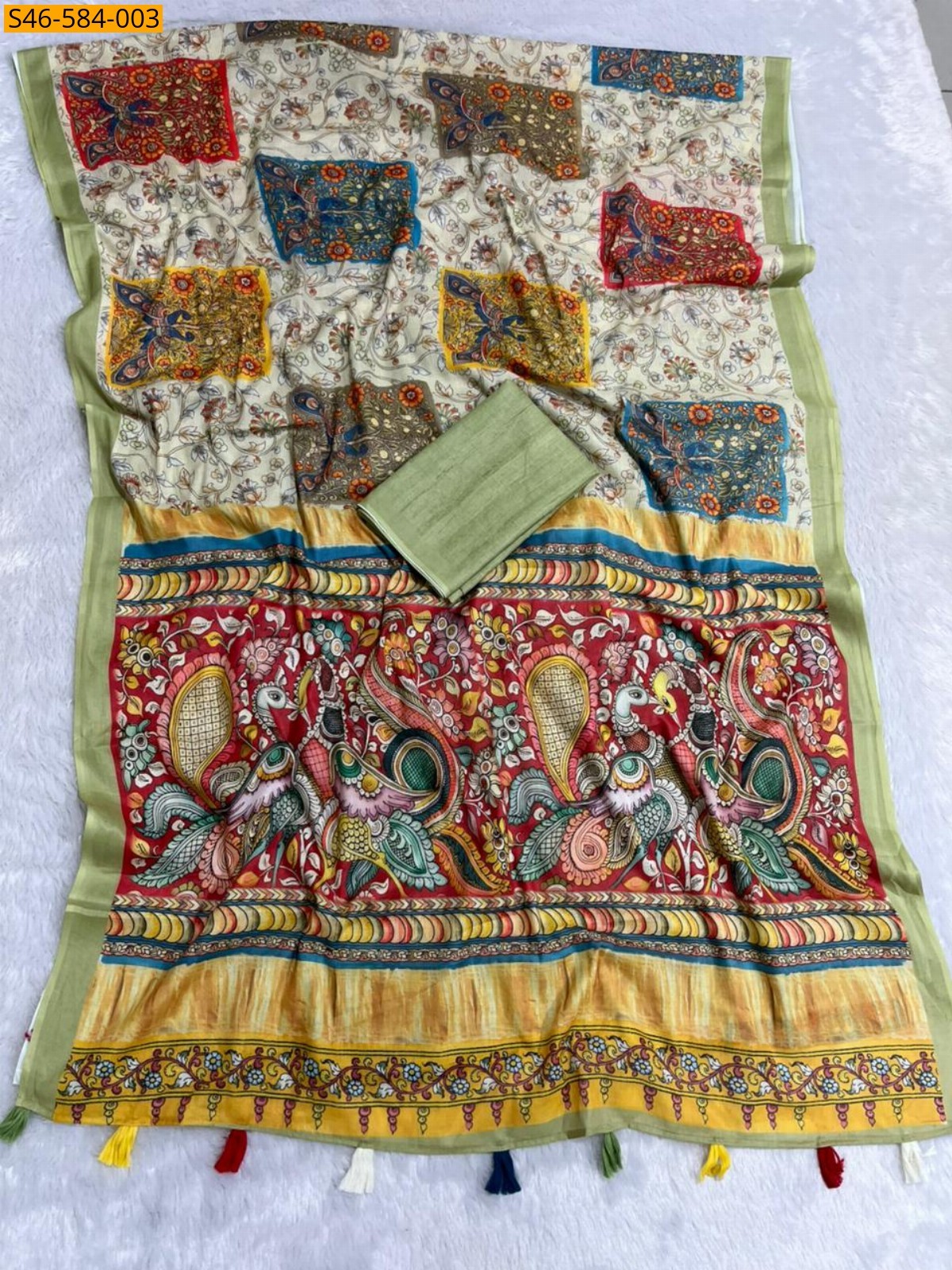 Multi Color Fancy cotton sarees