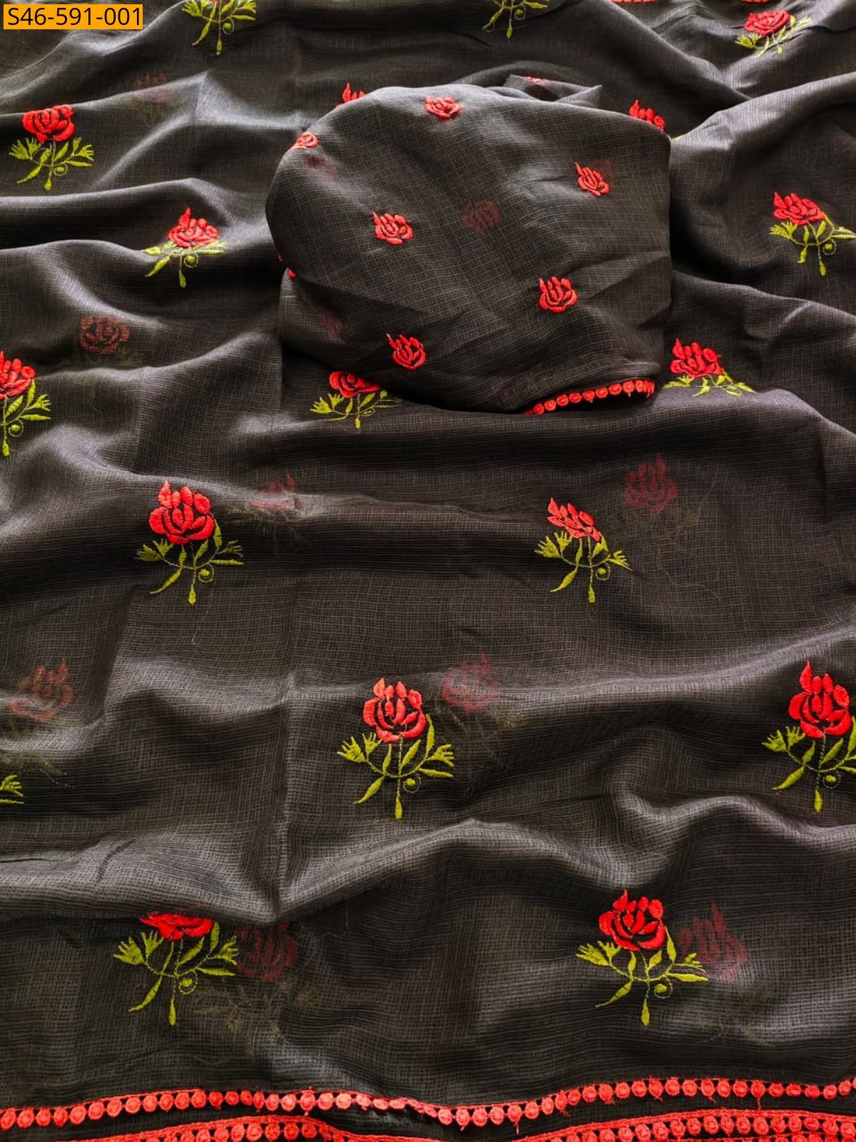 Black Kota Doriya Sarees