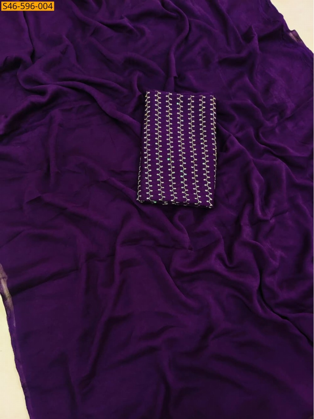 Fancy Rangoli Crush Saree