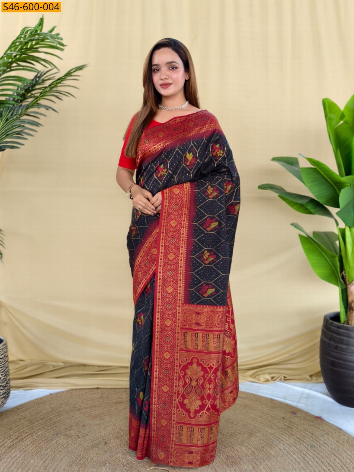 Black Fancy Soft Silk Saree