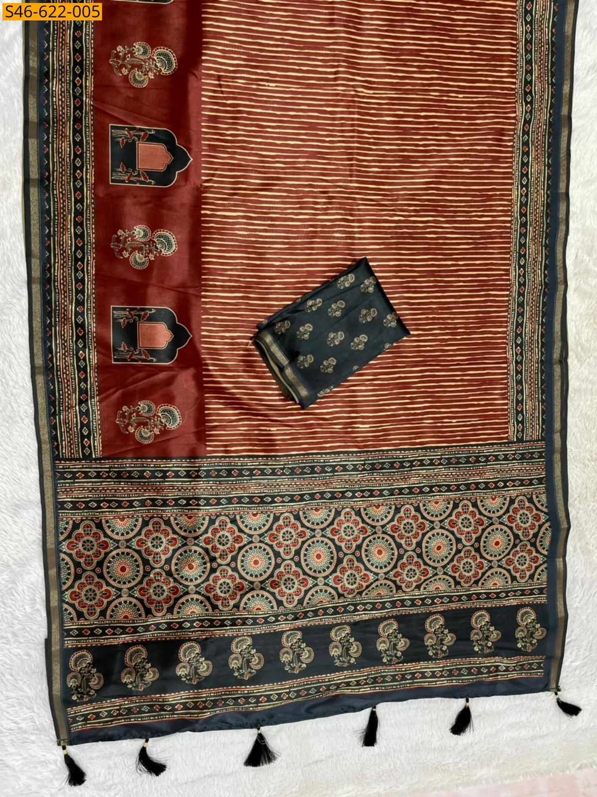 Red Fancy Soft Malai Silk Saree