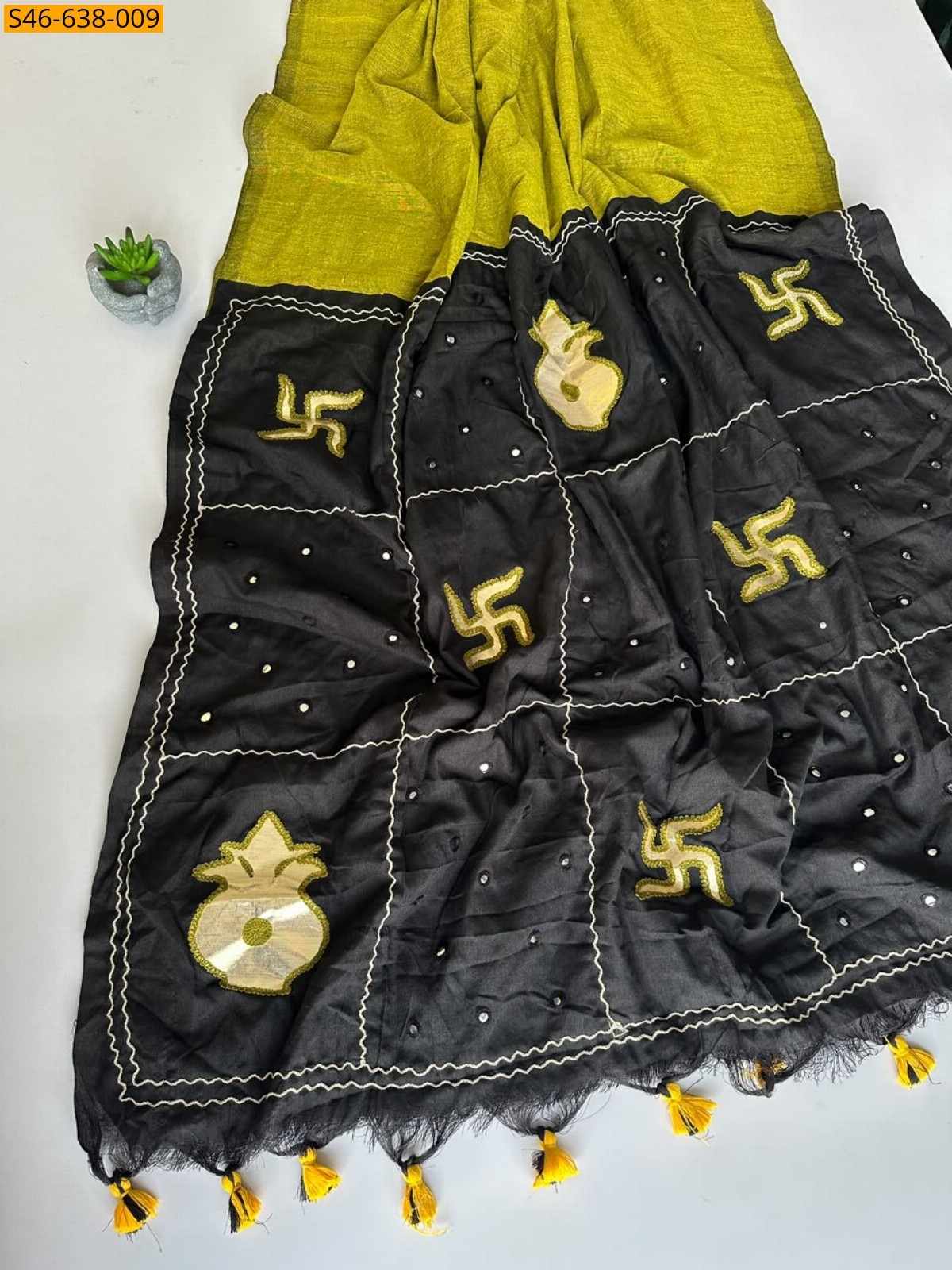 Fancy khadi Cotton Saree
