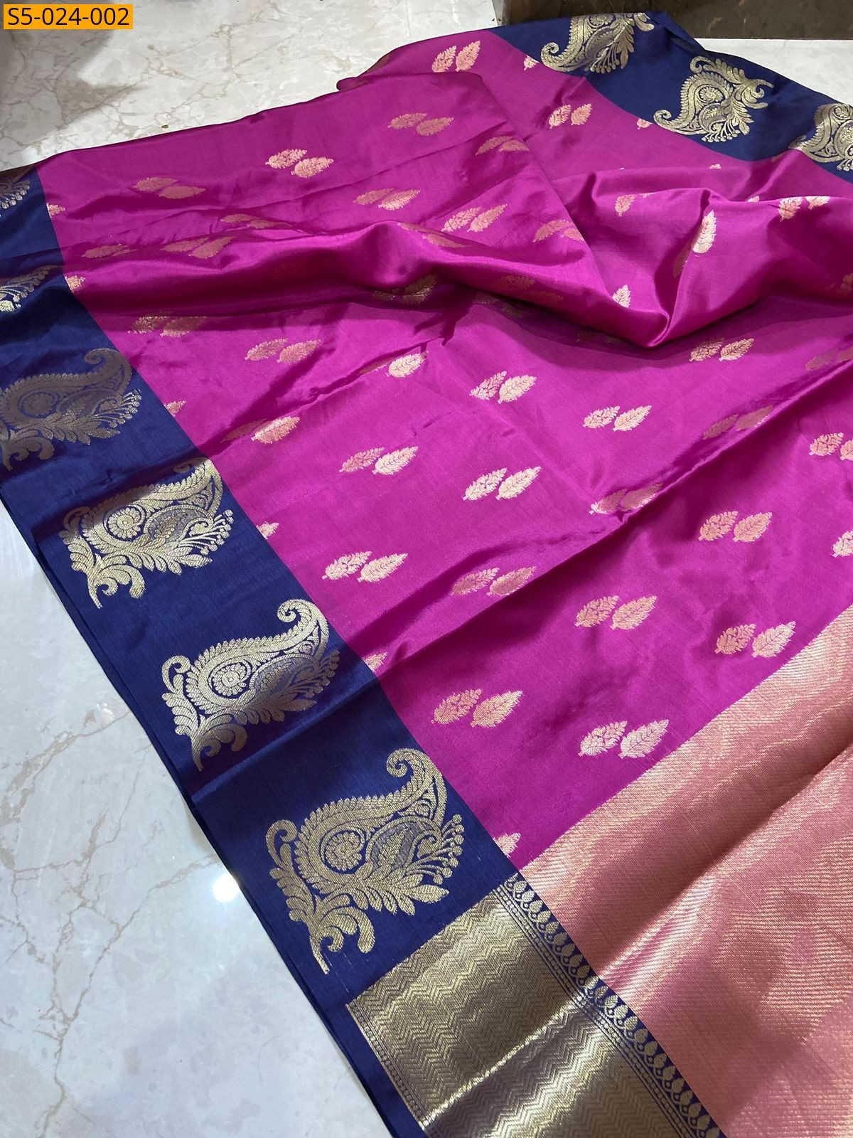 Pink Fancy Banarasi Katan Saree