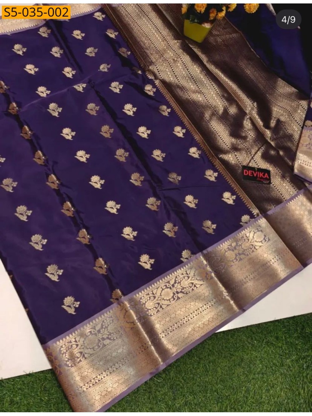 Banarasi katan kanchi border saree