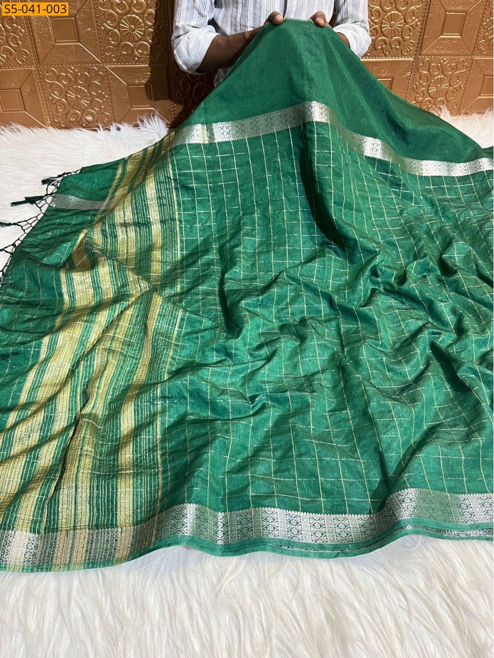 Banarasi Semi Dupian Soft Silk Saree