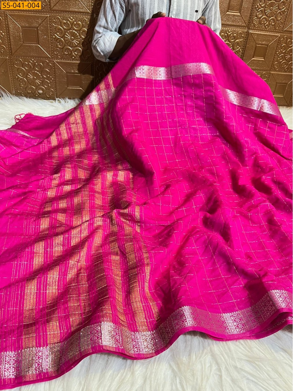Banarasi Semi Dupian Soft Silk Saree