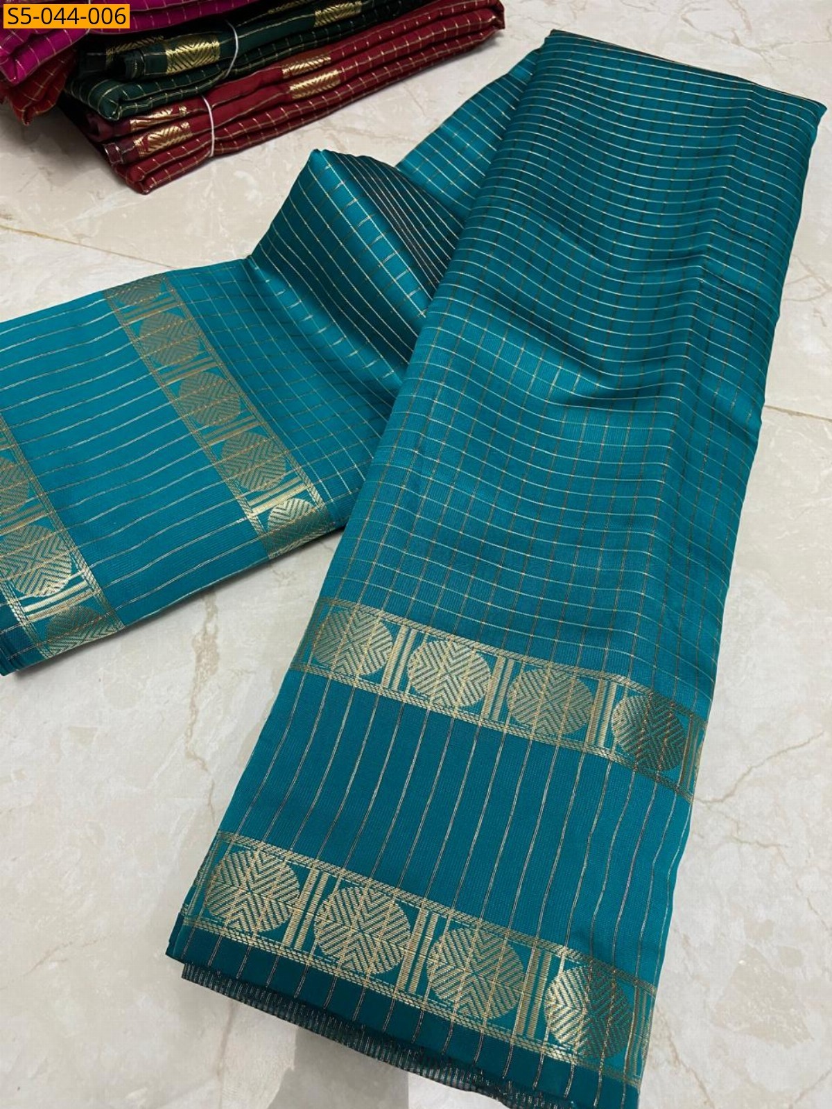 Blue Fancy Banarasi Soft Katan Silk  Saree
