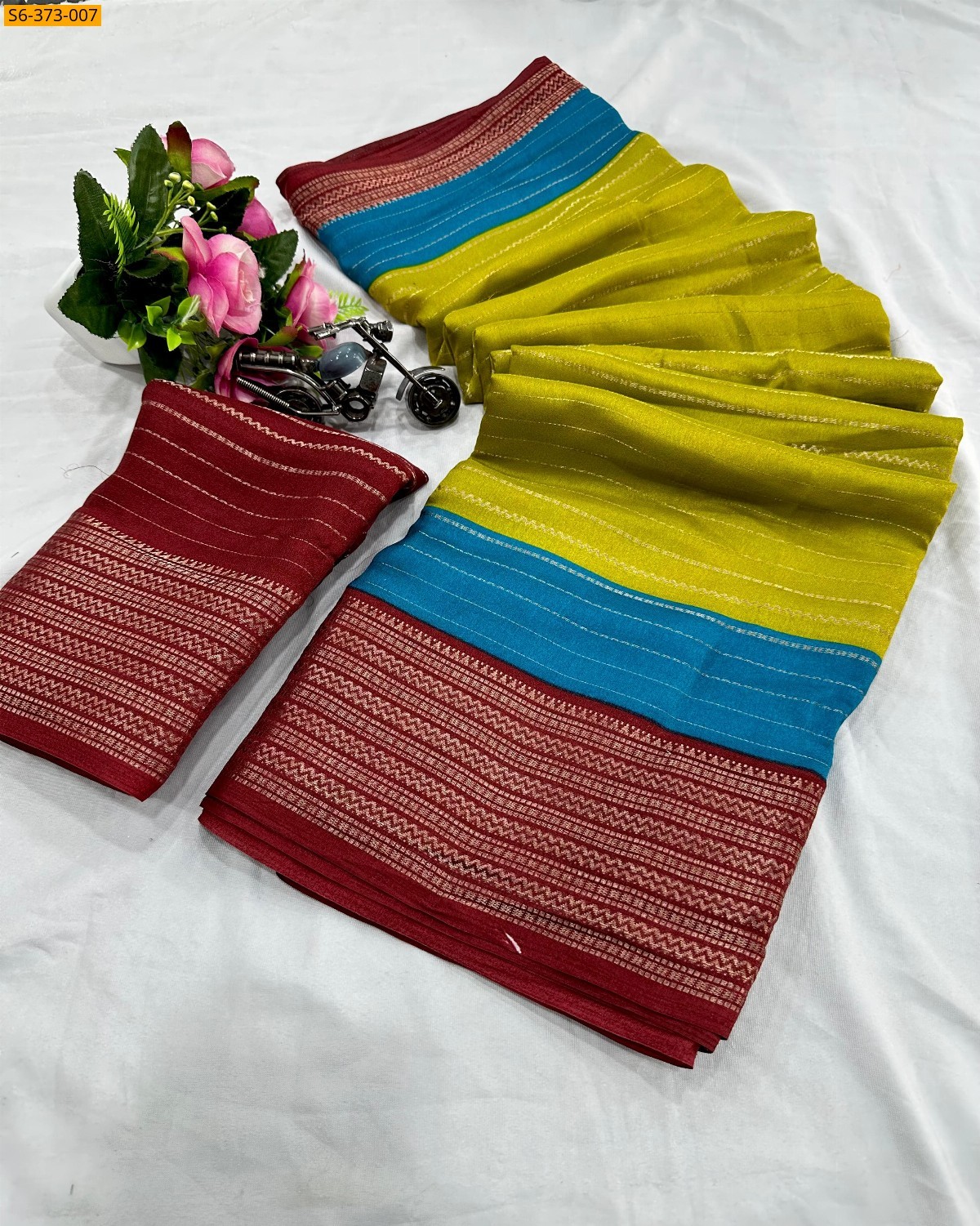 Green Mysore silk saree 