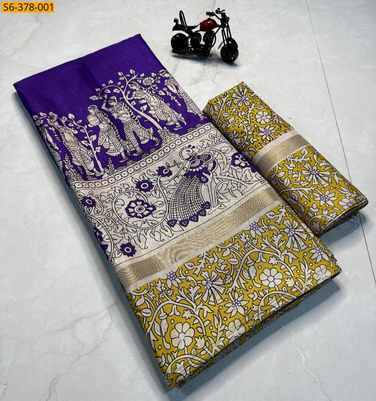 Violet Fancy mul mul  saree