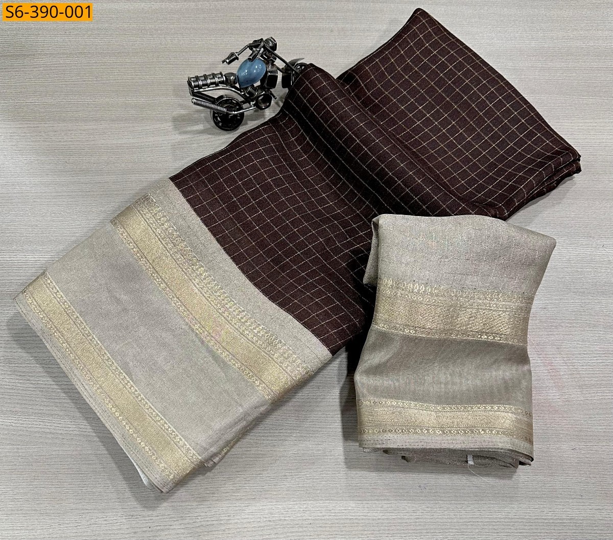 Brown Fancy warm silk sarees