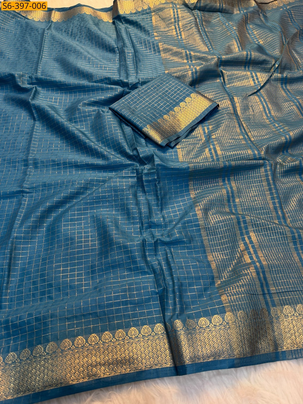 Fancy Soft Tusser Silk Saree