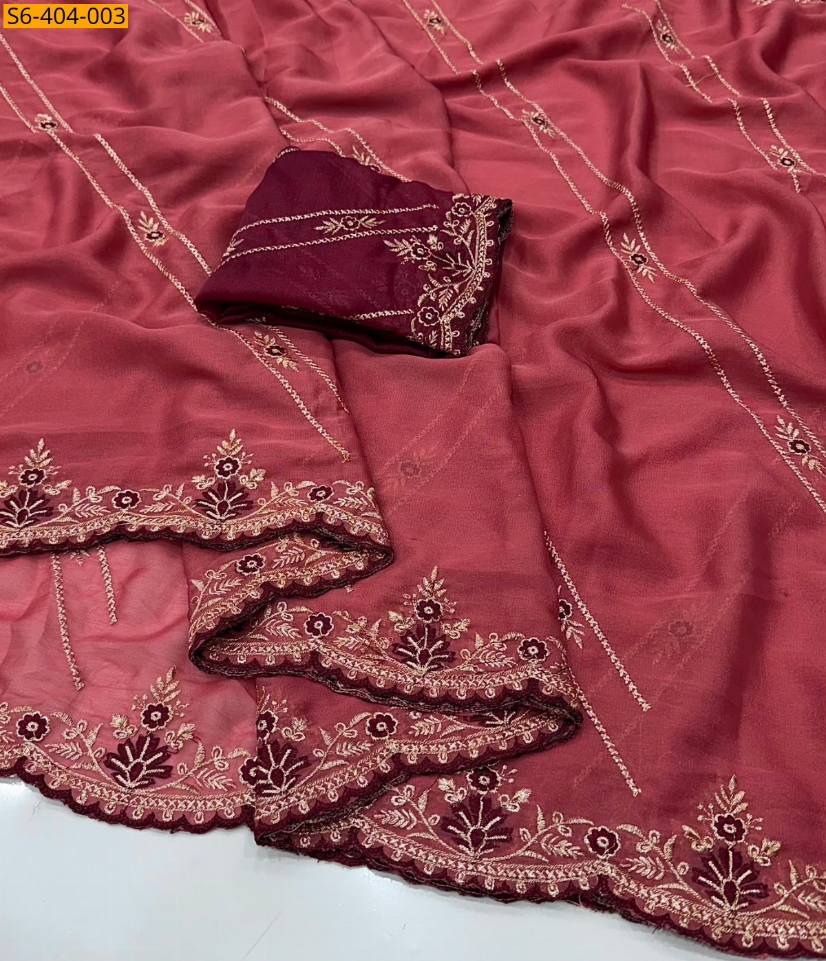 Fancy Star Georgette Saree