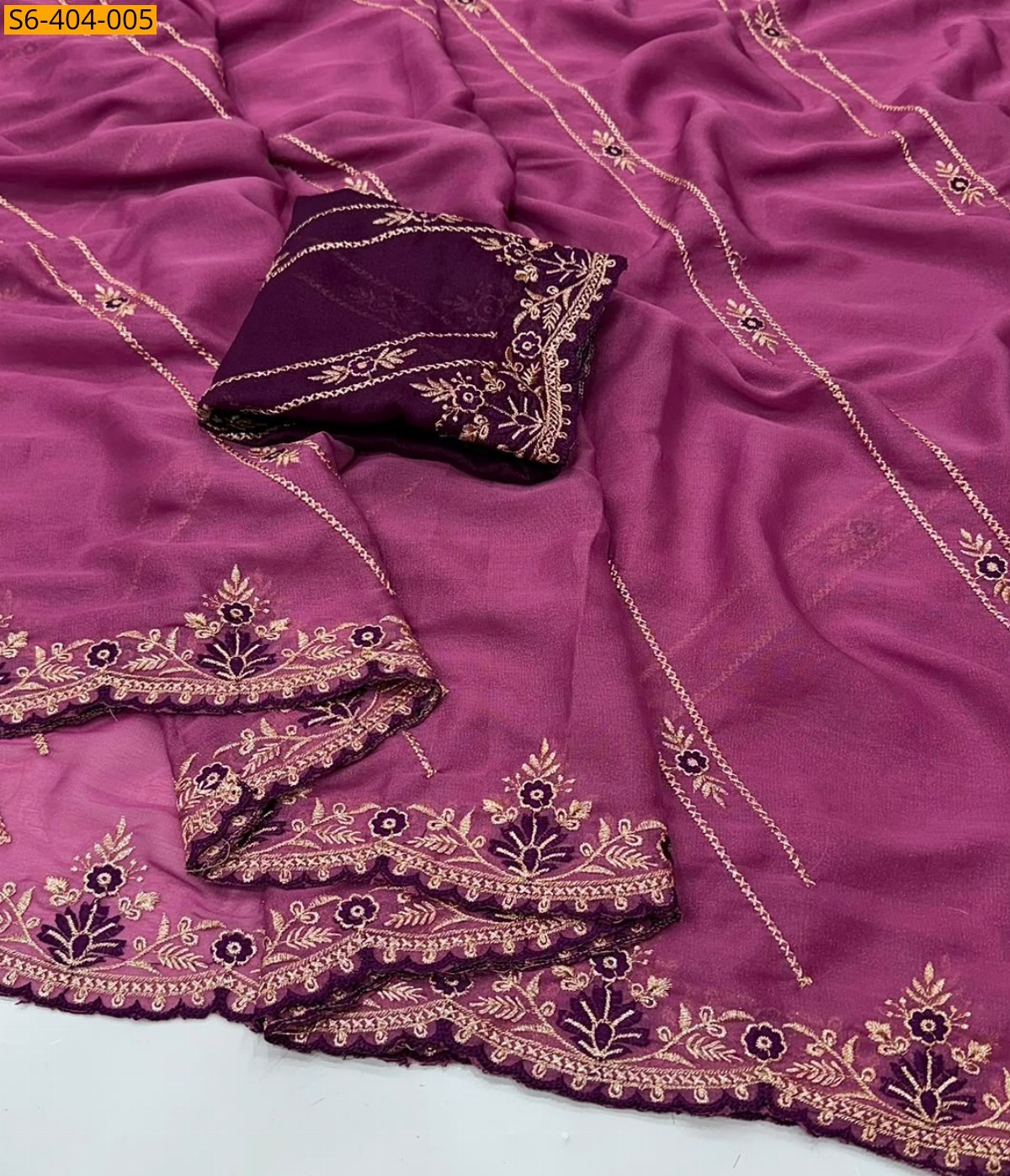 Fancy Star Georgette Saree