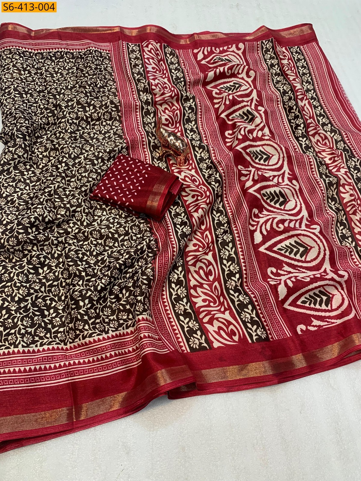 Black Mulmul cotton sarees