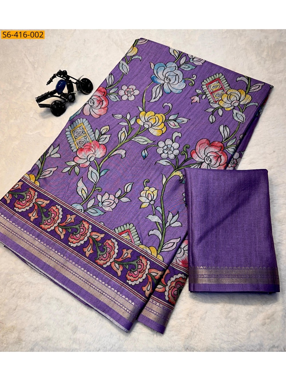Fancy Tussar Silk Saree