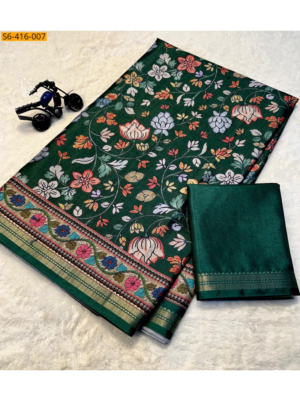 Fancy Tussar Silk Saree