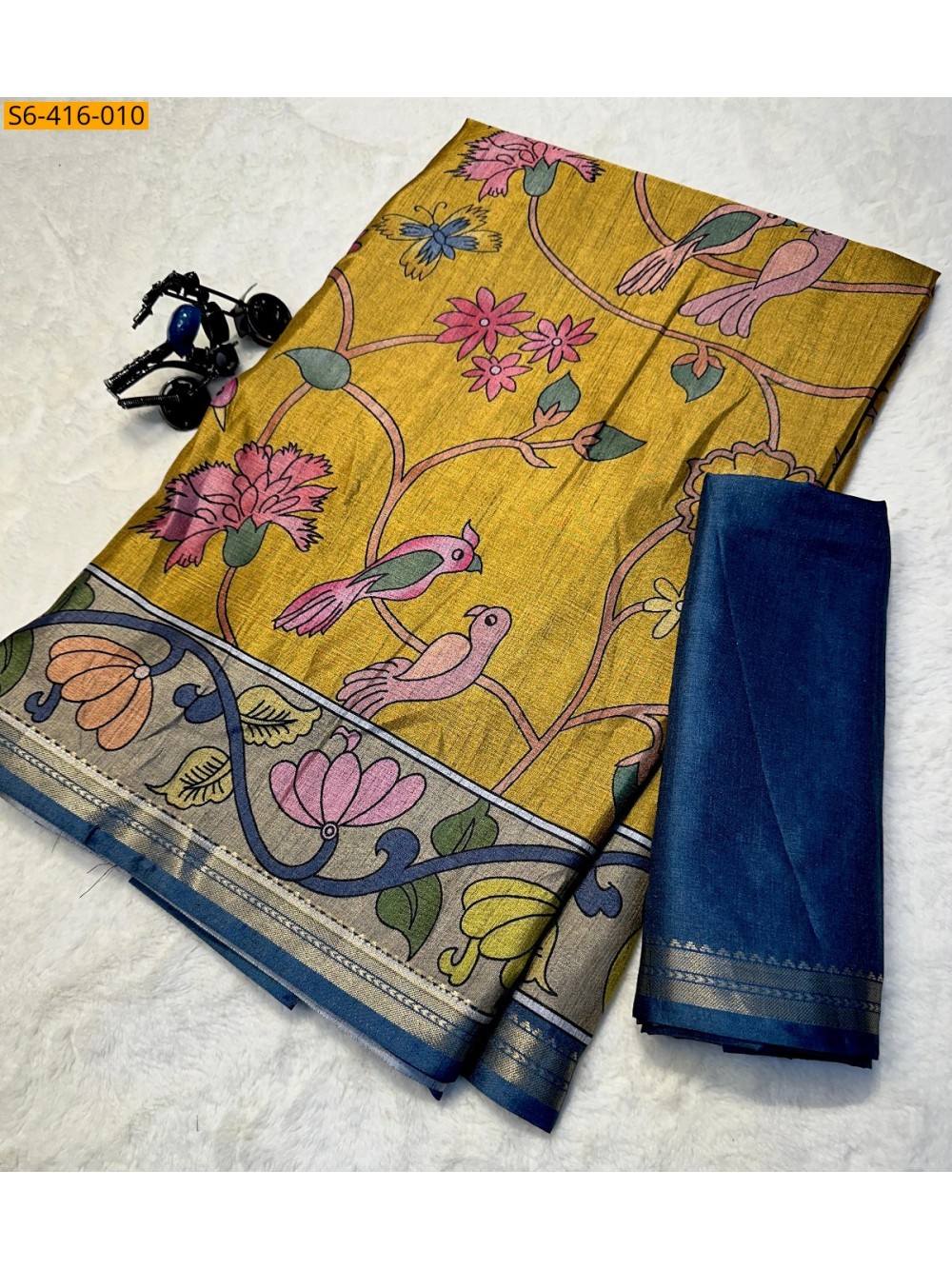 Fancy Tussar Silk Saree