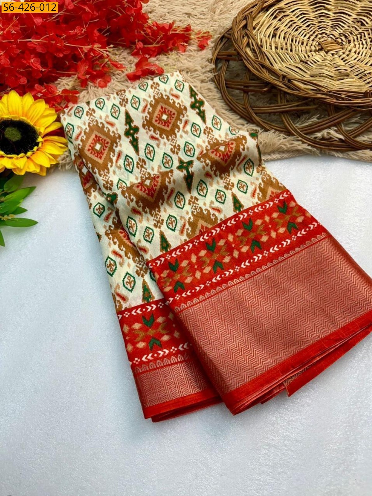 Fancy dola silk saree