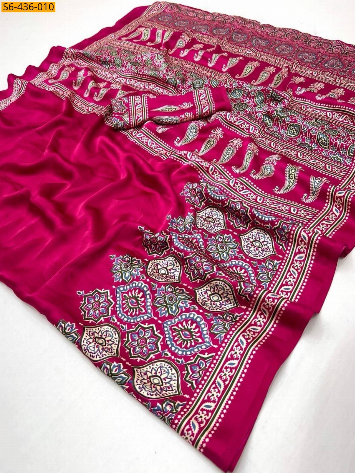 Pink Fancy gajji silk saree