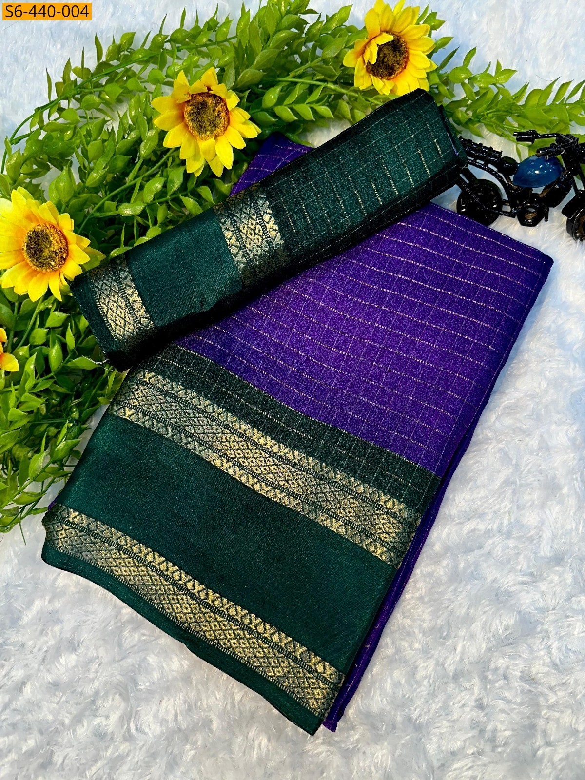 Violet Fancy Mysore silk sarees