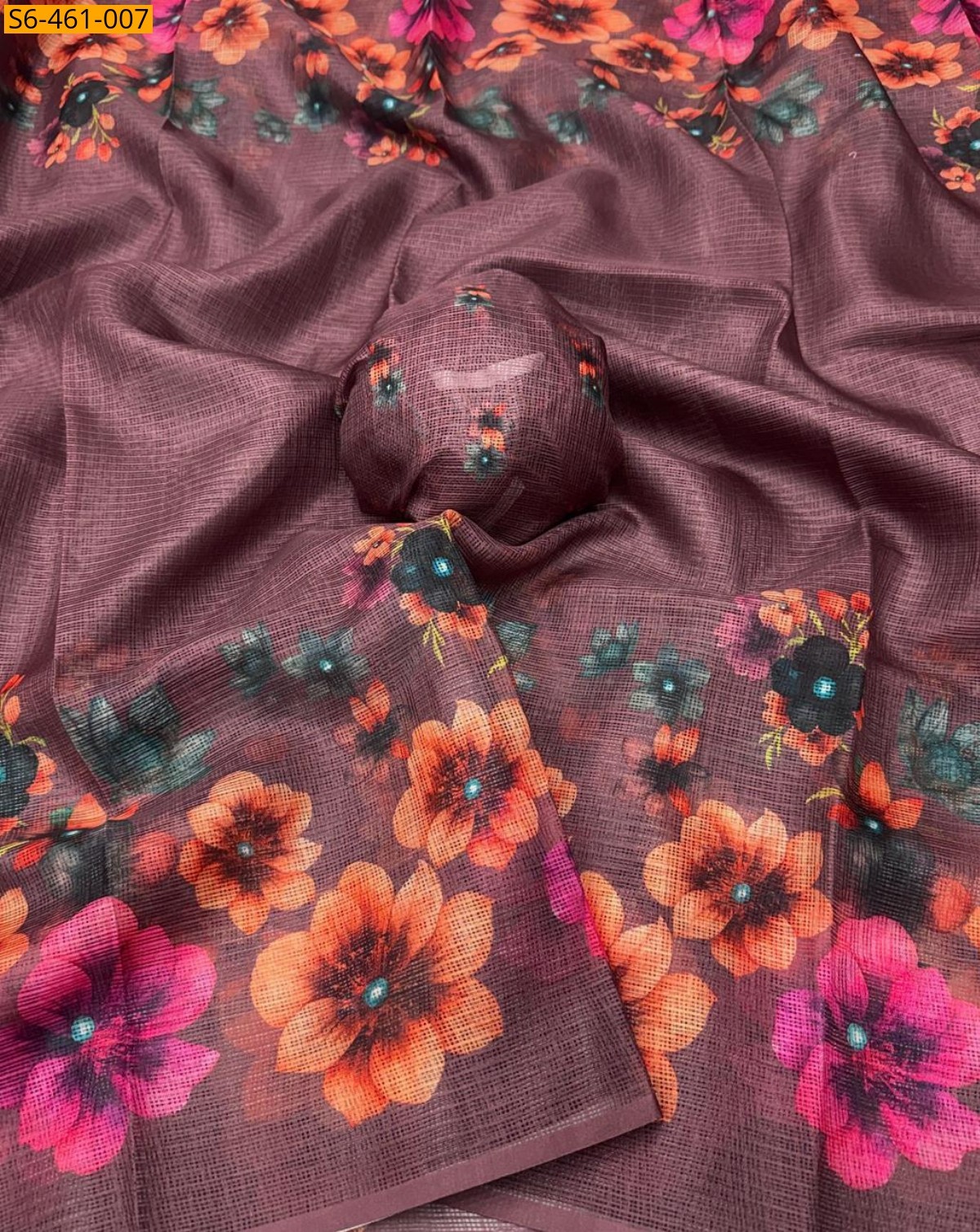 Brown Fancy kota sarees