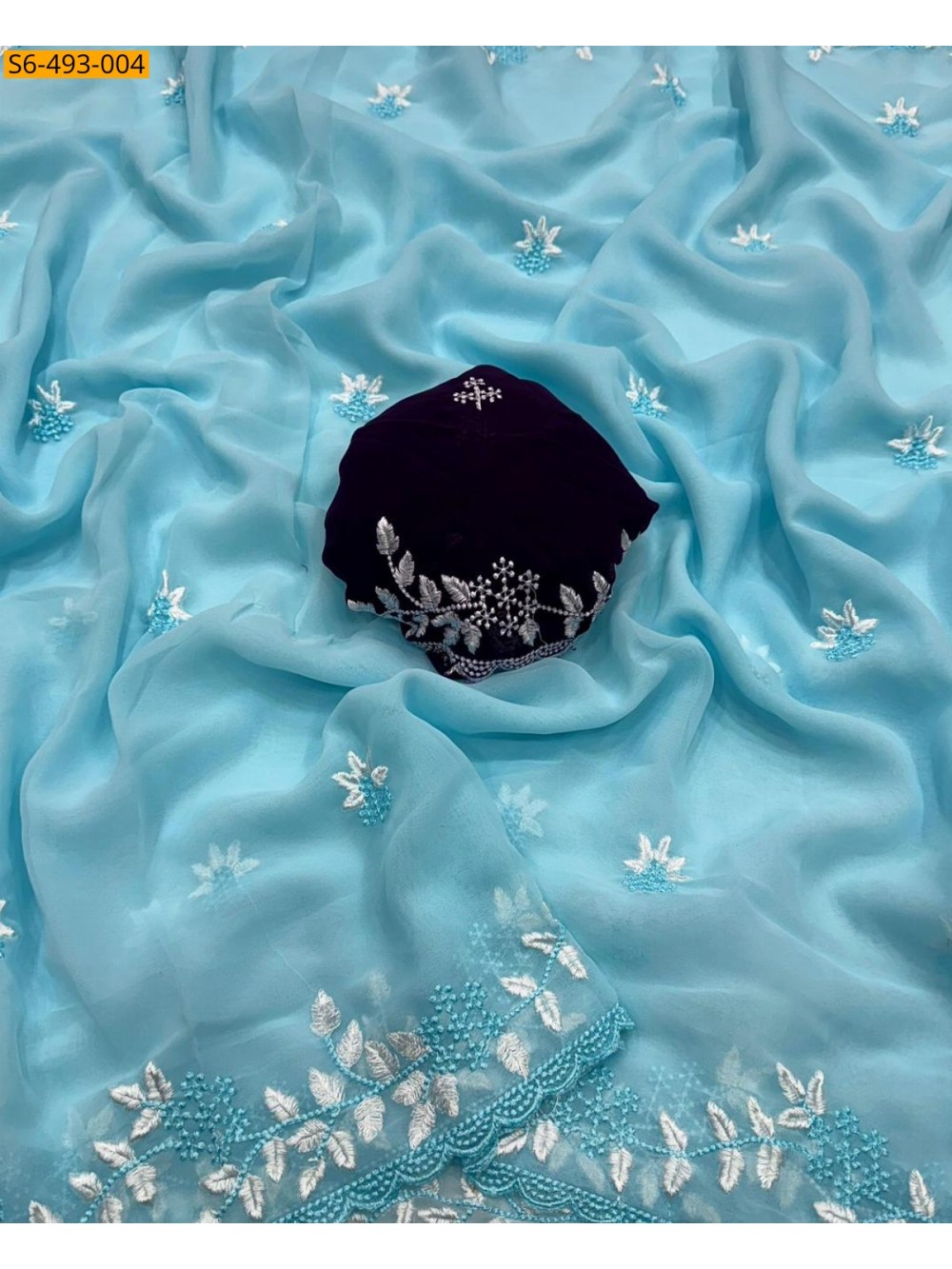 Fancy Chiffon embroidery saree