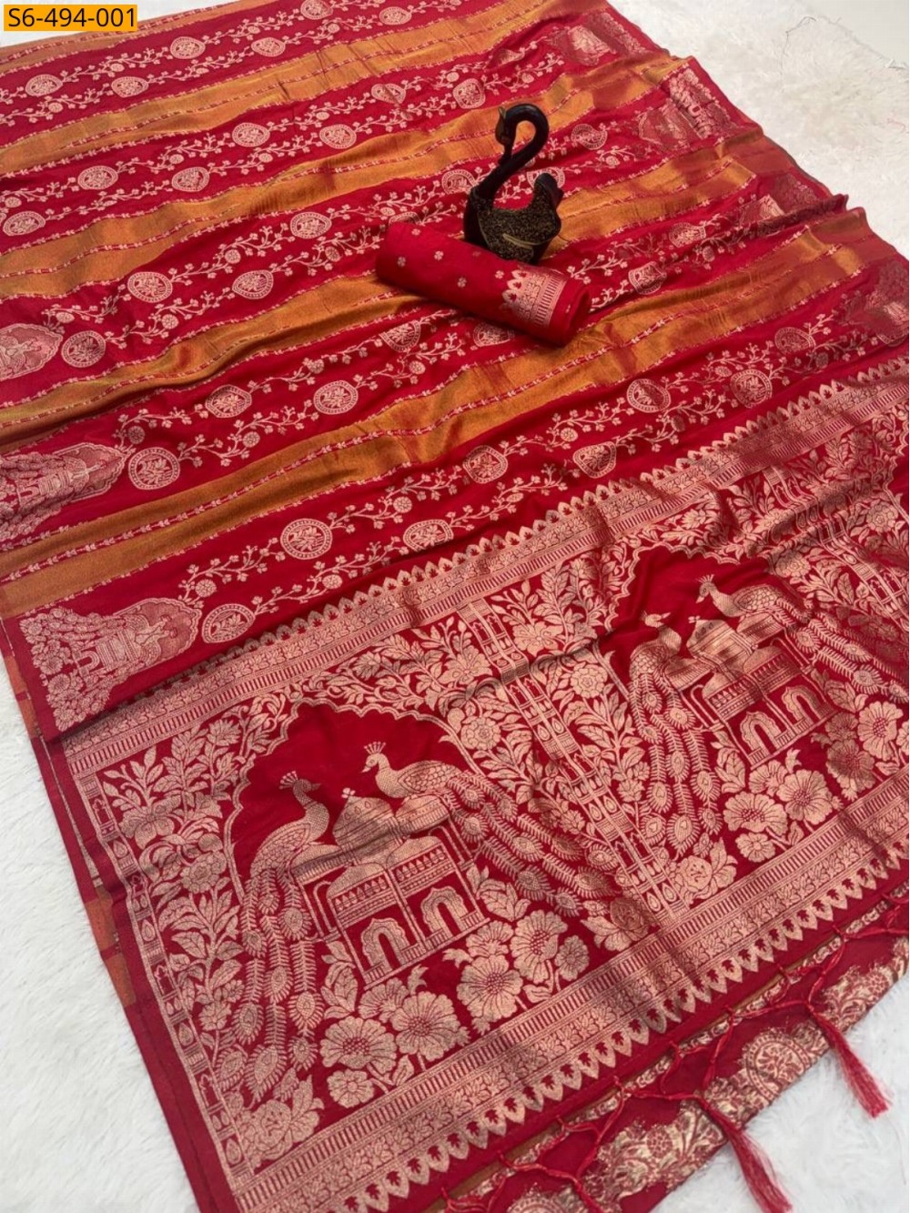 Chinya Tissue Georgette Silk Saree