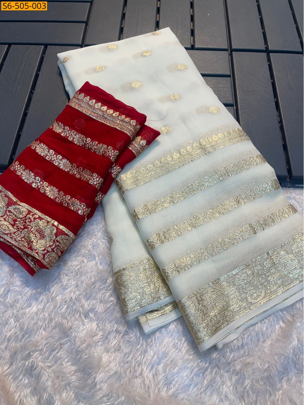 Fancy Viscose Georgette saree