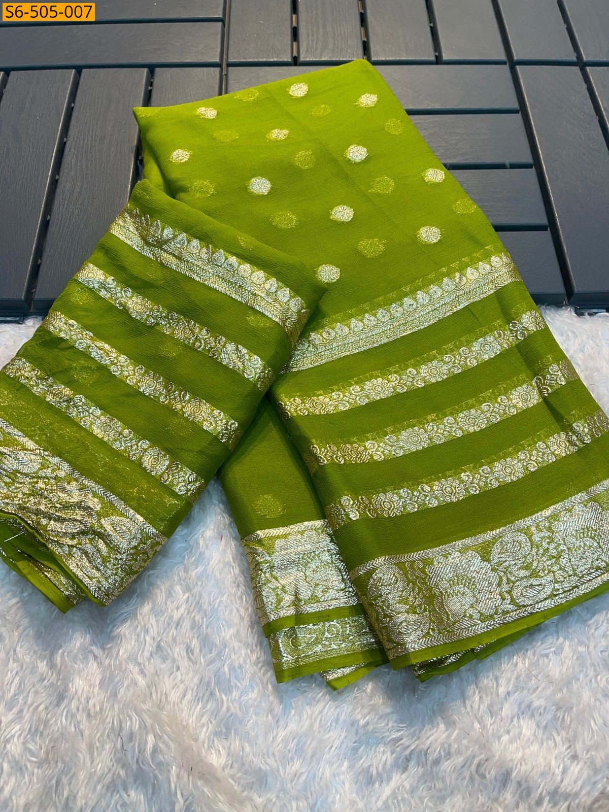 Fancy Viscose Georgette saree