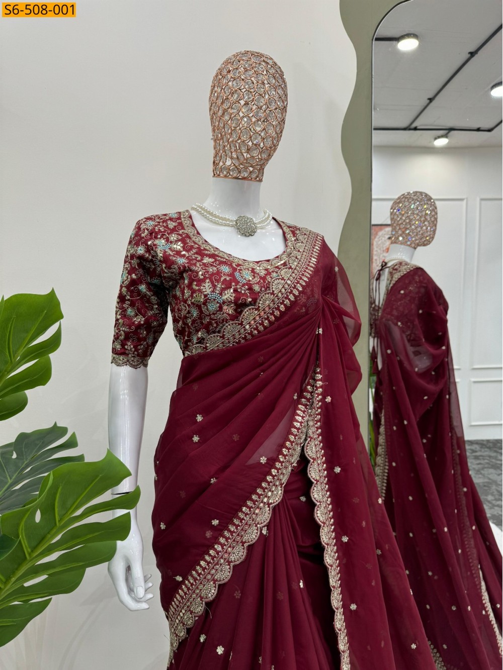 Maroon Heavy Tebby Silk Sarees Maroon Heavy Tebby Silk Sarees