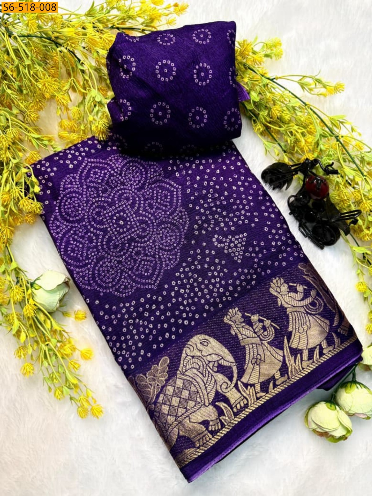 Fancy Dola silk Saree